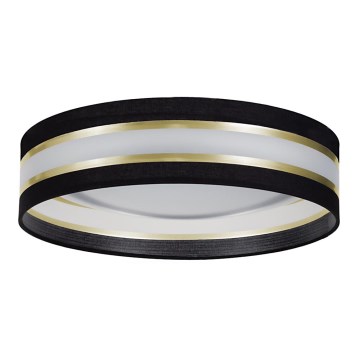 Luminaria de techo LED CORAL GOLD LED/24W/230V negro/dorado