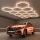 Luminaria de techo LED HEXAGON LED/570W/85-265V 4000K 522x298 cm CRI 90 IP44 blanca