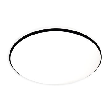 Luminaria de techo LED HUGO LED/21/32/42W/230V 3000/4000/6500K Ø 45 cm IP54 negra