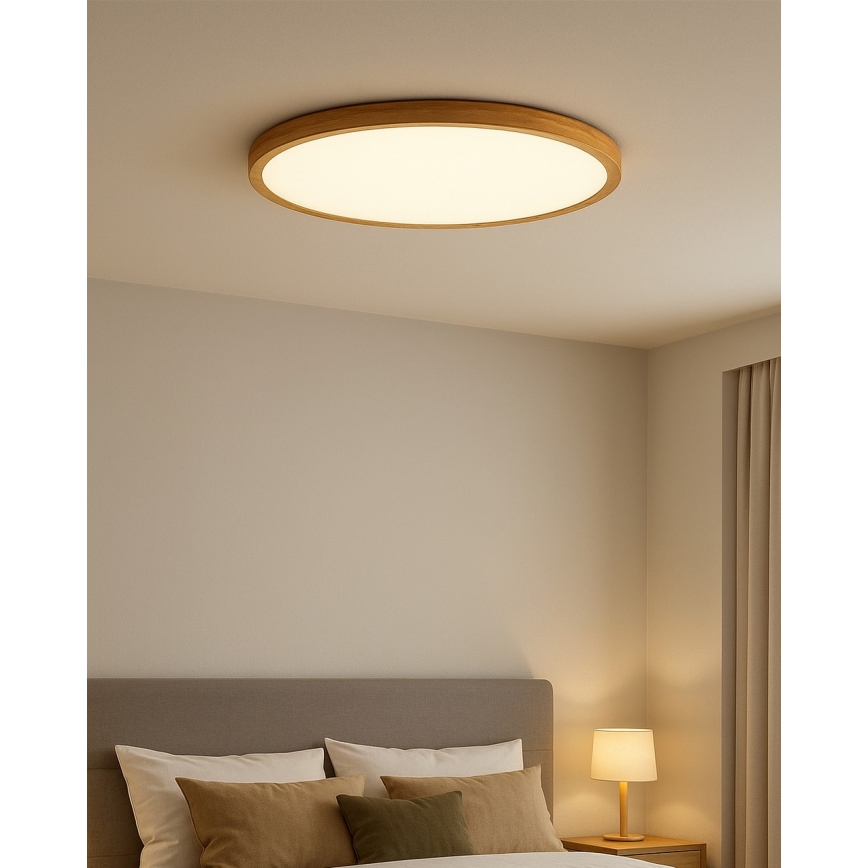 Luminaria de techo LED LED/32W/230V 3000/4000/6500K Ø 40 cm beige