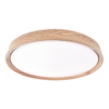 Luminaria de techo LED regulable ILVI LED/45W/230V 2700-6500K Ø 50 cm beige + mando a distancia