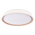 Luminaria de techo LED regulable ILVI LED/45W/230V 2700-6500K Ø 50 cm blanco/beige + mando a distancia