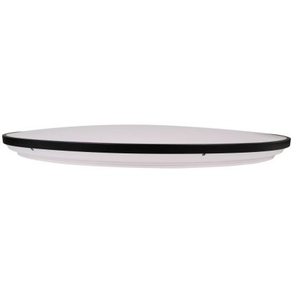 Lámpara de techo LED regulable KERN LED/100W/230V 3000/4000/6000K diámetro 100 cm negra + mando a distancia