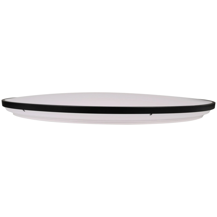 Lámpara de techo LED regulable KERN LED/100W/230V 3000/4000/6000K diámetro 100 cm negra + mando a distancia