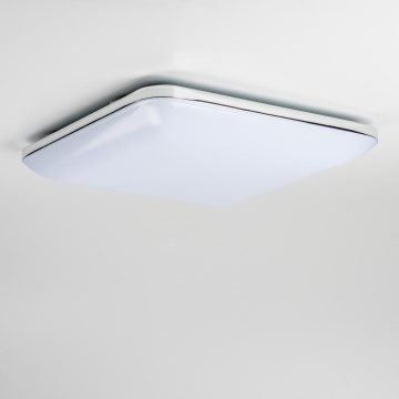 Luminaria de techo LED regulable LED/42W/230V 3000-6500K 49x49 cm blanca + mando a distancia