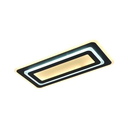 Lámpara de techo LED regulable LED/85W/230V 3000-6500K negra + mando a distancia