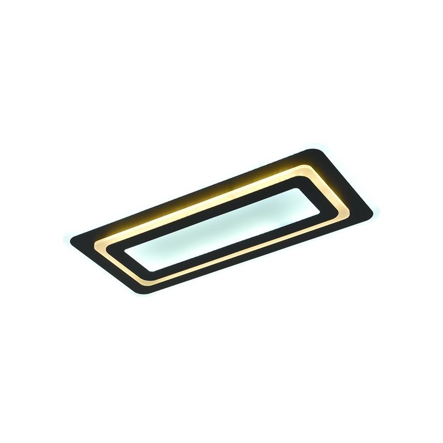 Lámpara de techo LED regulable LED/85W/230V 3000-6500K negra + mando a distancia