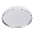 Luminaria de techo LED regulable LIXAN LED/47W/230V 3000-6500K diámetro 38,6 cm blanco/plateado + mando a distancia