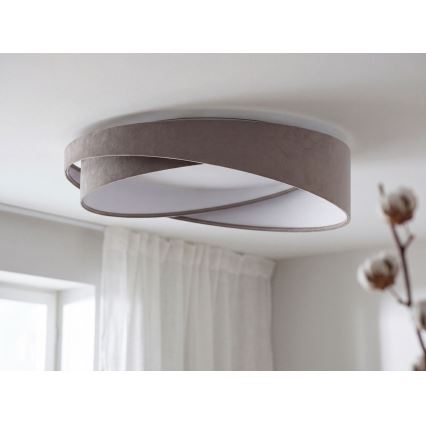 Lámpara de techo LED regulable SMART GALAXY MODERN LED/24W/230V 3000-6500K diámetro 55 cm gris/blanco + mando a distancia