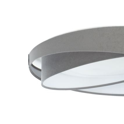 Lámpara de techo LED regulable SMART GALAXY MODERN LED/24W/230V 3000-6500K diámetro 55 cm gris/blanco + mando a distancia