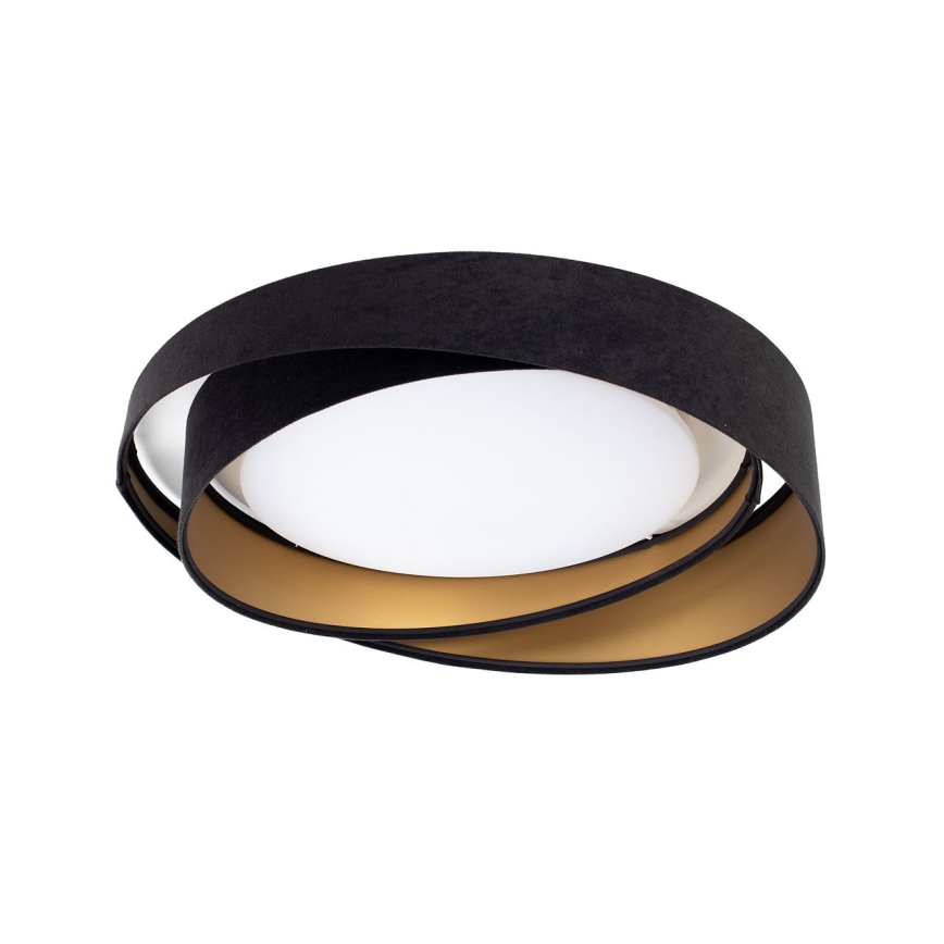 Luminaria de techo LED regulable SMART GALAXY MODERN LED/24W/230V 3000-6500K diámetro 55 cm negro/dorado + mando a distancia