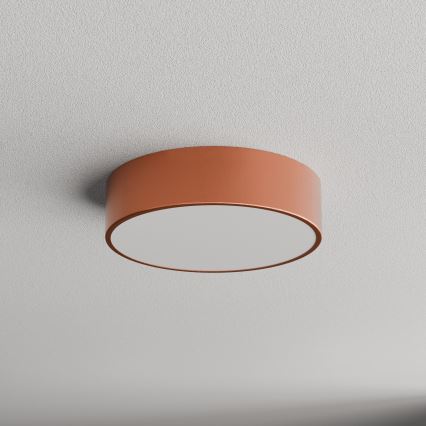 Lámpara de techo para baño con sensor CLEO 2xE27/24W/230V, Ø 30 cm, acabado cobre, IP54