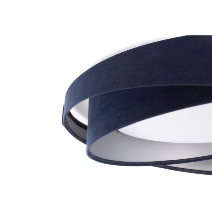 Lámpara de techo LED regulable SMART GALAXY MODERN LED/24W/230V 3000-6500K diámetro 55 cm azul/plata + mando a distancia