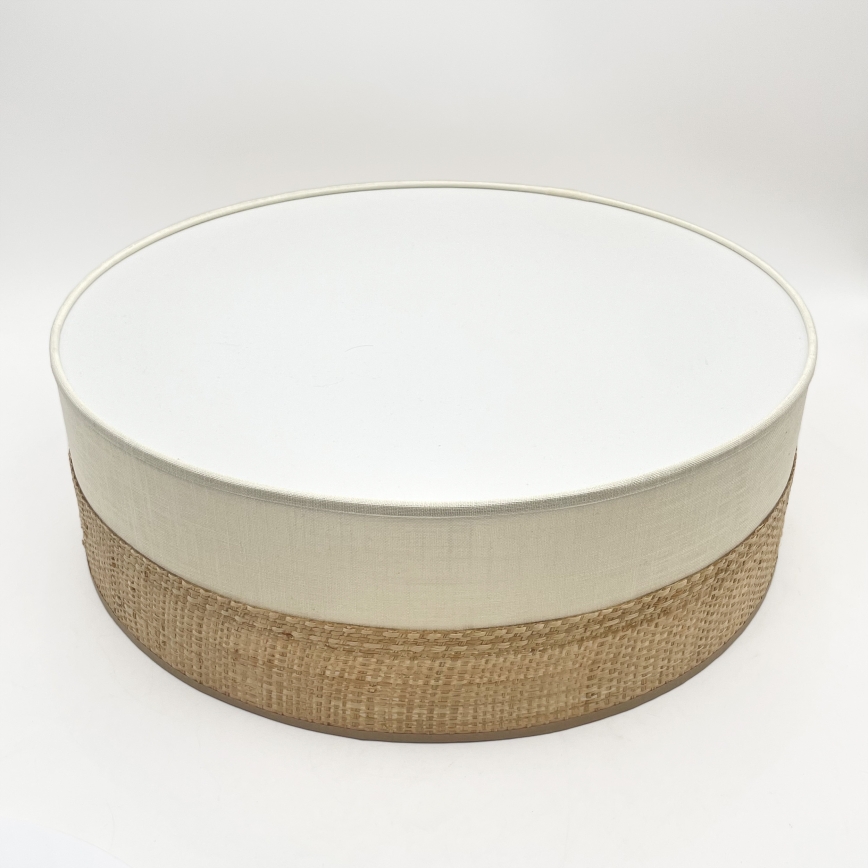 Luminaria de techo LED SIRJA BOHO LED/36W/230V 4000K Ø 45 cm beige/crema