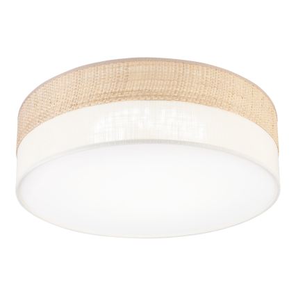 Luminaria de techo LED SIRJA BOHO LED/36W/230V 4000K Ø 45 cm beige/crema