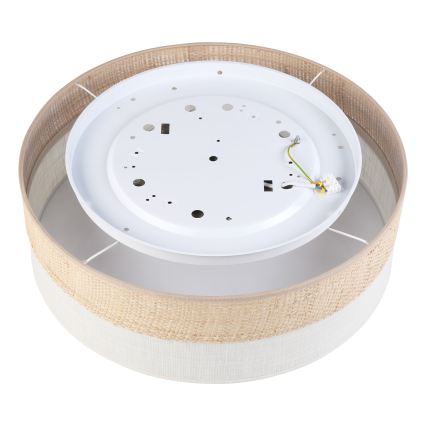 Luminaria de techo LED SIRJA BOHO LED/36W/230V 4000K Ø 45 cm beige/crema