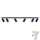 Luminaria empotrable de baño LED RGBW regulable TURYN 6xGU10/6,5W/230V 2700-6500K Wi-Fi IP44 negra