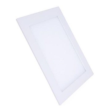 Luminaria empotrada LED/18W/230V 3000/4000/6000K 22,5x22,5 cm blanca
