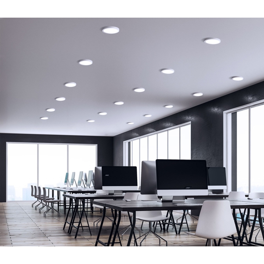 Luminaria empotrada LED ALGINE 2 en 1 LED/6W/230V 4000K blanca