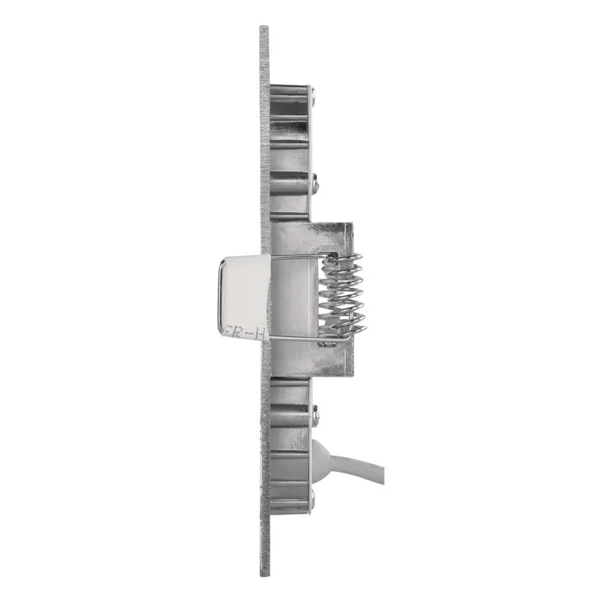Luminaria empotrada LED NEXXO/7W/230V, 3000/3500/4000K, plata, 12x12 cm