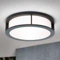 Luminaria exterior HENRY 2xE27/15W/230V Ø 30 cm IP44 antracita