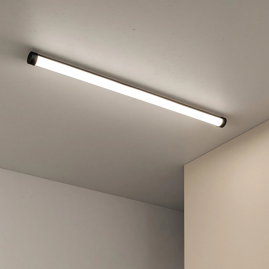 Luminaria fluorescente LED 50W/230V 4000K 150 cm negra