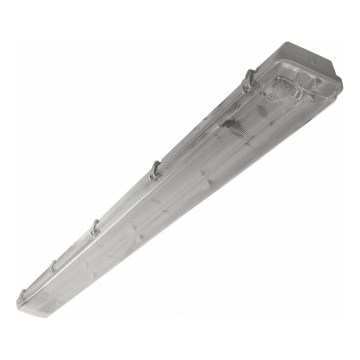 Luminaria fluorescente técnica 2xG13/36W/230V 120 cm IP65 gris