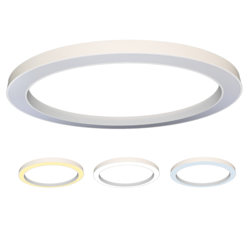 Luminaria LED de techo 115 W / 230 V, 3000/4000/6500 K, Ø 120 cm, blanca