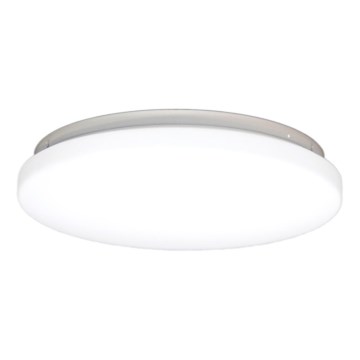 Luminaria LED de techo para baño, 20W/230V, 3000/4000/6500K, Ø 30 cm, IP44, blanca
