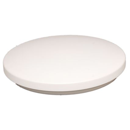 Luminaria LED de techo para baño, 20W/230V, 3000/4000/6500K, Ø 30 cm, IP44, blanca