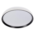 Luminaria LED de techo regulable LIXAN LED/65W/230V 3000-6500K diámetro 48,6 cm blanco/negro + mando a distancia
