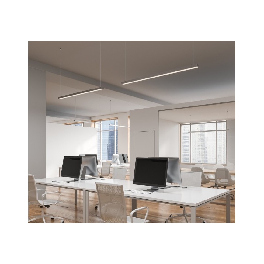 Luminaria LED de techo de superficie/colgante KOLINE LED/40W/230V 3000/4000/6500K 120 cm blanco