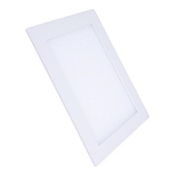 Luminaria LED empotrada para falso techo 24W 230V 3000/4000/6000K 30x30 cm, blanca