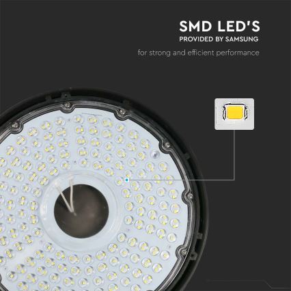 Luminaria LED industrial High Bay/100W/230V 4000K IP65