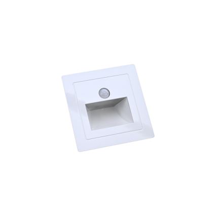 Luminaria LED para escalera con sensor de movimiento y crepuscular LED/3W/230V 6000K blanco
