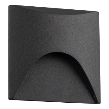 Luminaria LED para escalera EXIN LED/2,5W/230V 4000K IP65 antracita cuadrada
