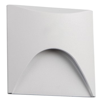 Luminaria LED para escalera EXIN LED/2,5W/230V 4000K IP65 blanca, cuadrada