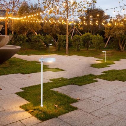 Luminaria LED para exterior LED/7W/230V 3000K IP65 blanca 102 cm
