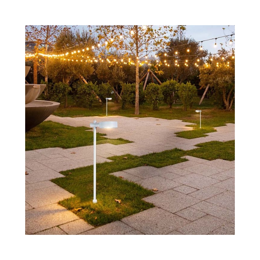 Luminaria LED para exterior LED/7W/230V 3000K IP65 blanca 102 cm