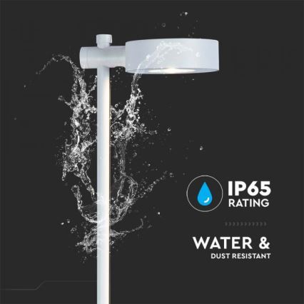 Luminaria LED para exterior LED/7W/230V 3000K IP65 blanca 102 cm