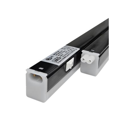 Luminaria LED para montaje bajo mueble TUBE LED/14W/230V 90 cm negro