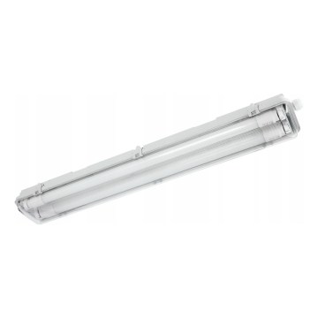 Luminaria LED técnica fluorescente T8 2xG13/10W/230V 6000K 60 cm IP65 blanca