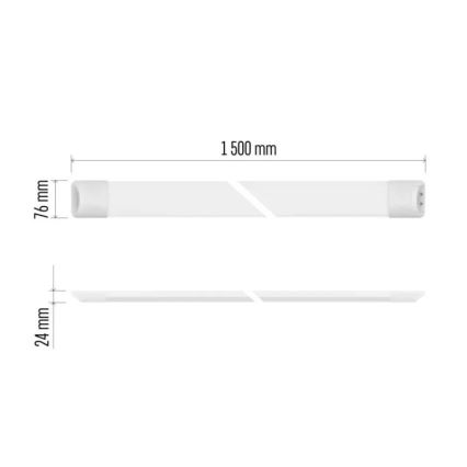 Luminaria LED tubular MINO/50W/230V/4000K/150 cm