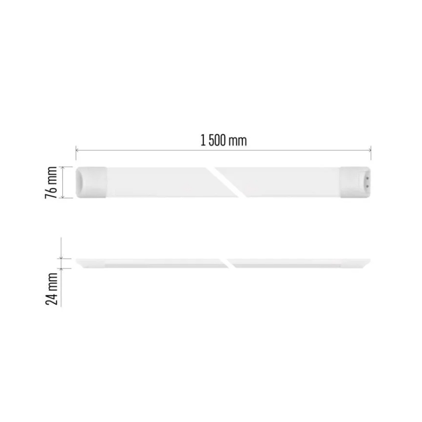 Luminaria LED tubular MINO/50W/230V/4000K/150 cm