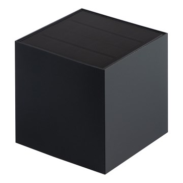 Luminaria solar de pared LED con sensor REKA LED/3W/3,7V 1800 mAh 3000/4000/6500K IP65 negra
