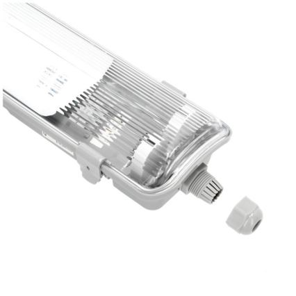 Luminaria técnica fluorescente HERMIC T8 2xG13/18W/230V IP65