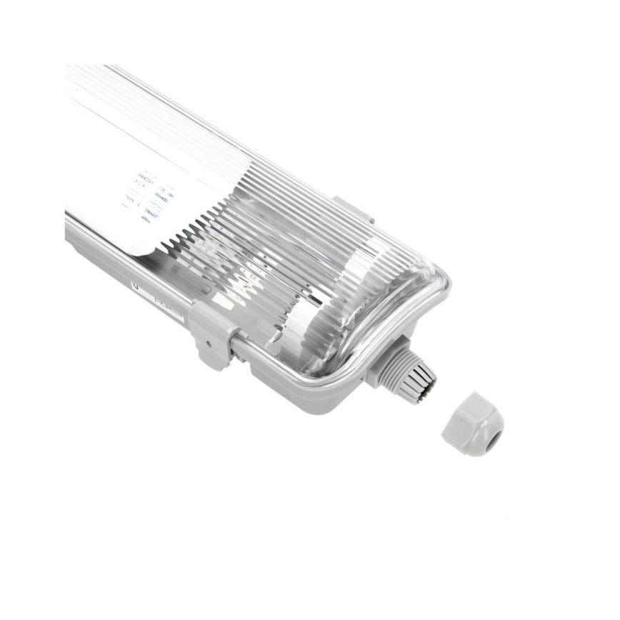Luminaria técnica fluorescente HERMIC T8 2xG13/18W/230V IP65
