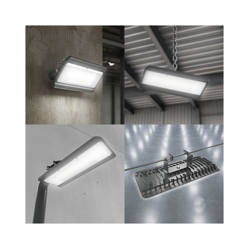 Luminaria técnica LED 4 en 1 MULTILUXO LED/100W/230V 4000K IP65 30 cm