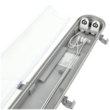 Luminaria técnica LED T8 2xG13/18W/230V 5000K IP65 127 cm