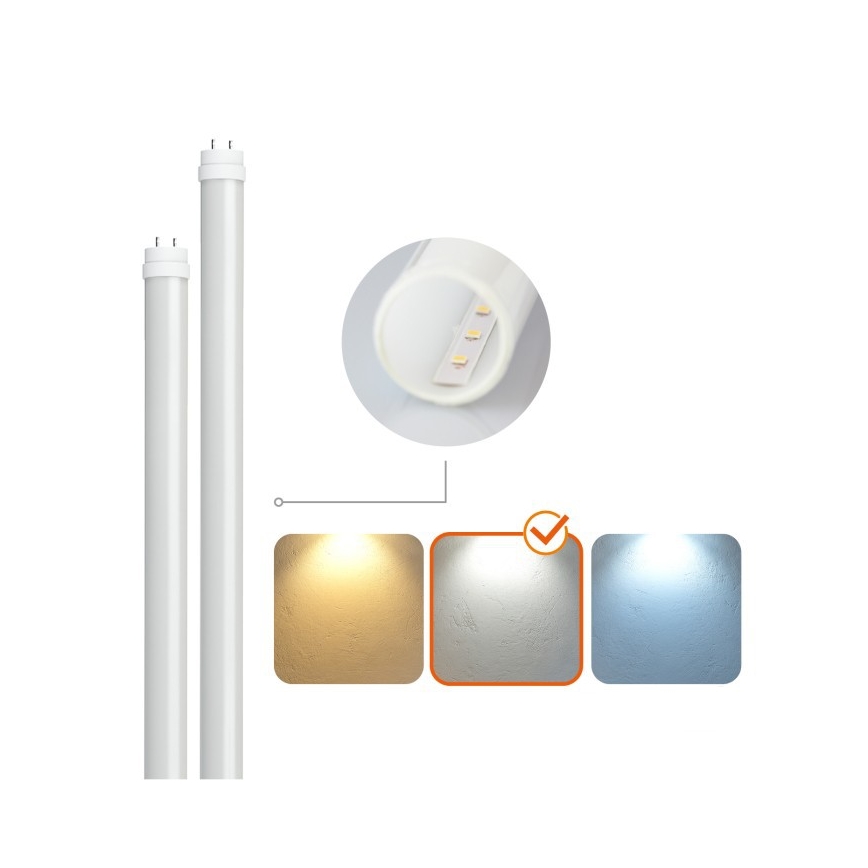 Luminaria técnica LED tipo fluorescente T8 2xG13/18W/230V 4000K IP65 127 cm